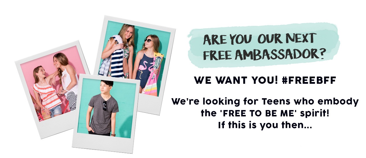 Free by Cotton On - Free Ambassador